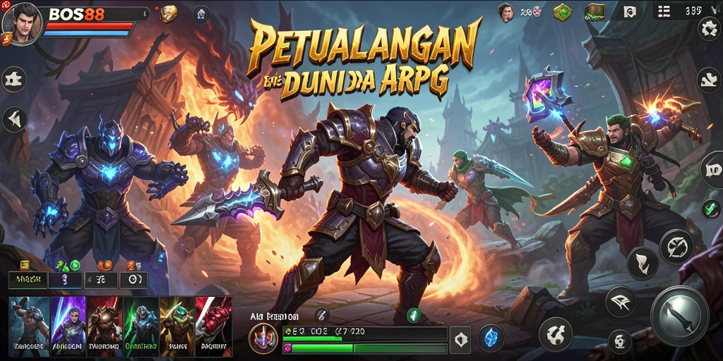 Tampilan seru dari gameplay BOS88 yang penuh aksi.