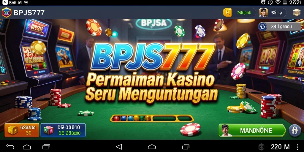 Tampilan gameplay menarik dari BPJS777 dengan berbagai permainan Kasino.