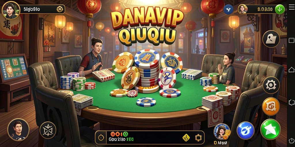Screenshot gameplay QiuQiu yang menarik di DANAVIP.