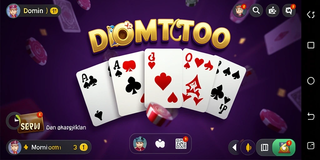 Tampilan gameplay DOMTOTO dengan grafis menarik dan interaksi seru.