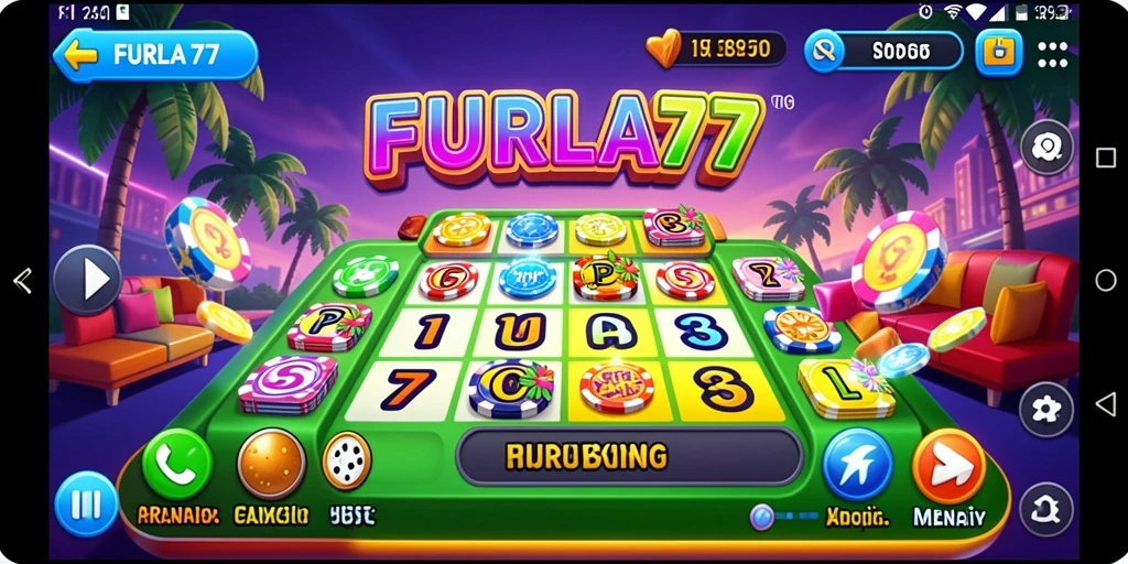 Tampilan gameplay seru dari aplikasi Bingo FURLA77.