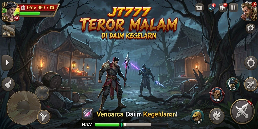 Tampilan gameplay JT777 yang mencekam dan menyeramkan.