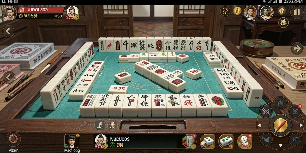 Tampilan menarik dan menyenangkan saat bermain Mahjong di JUDOL303.