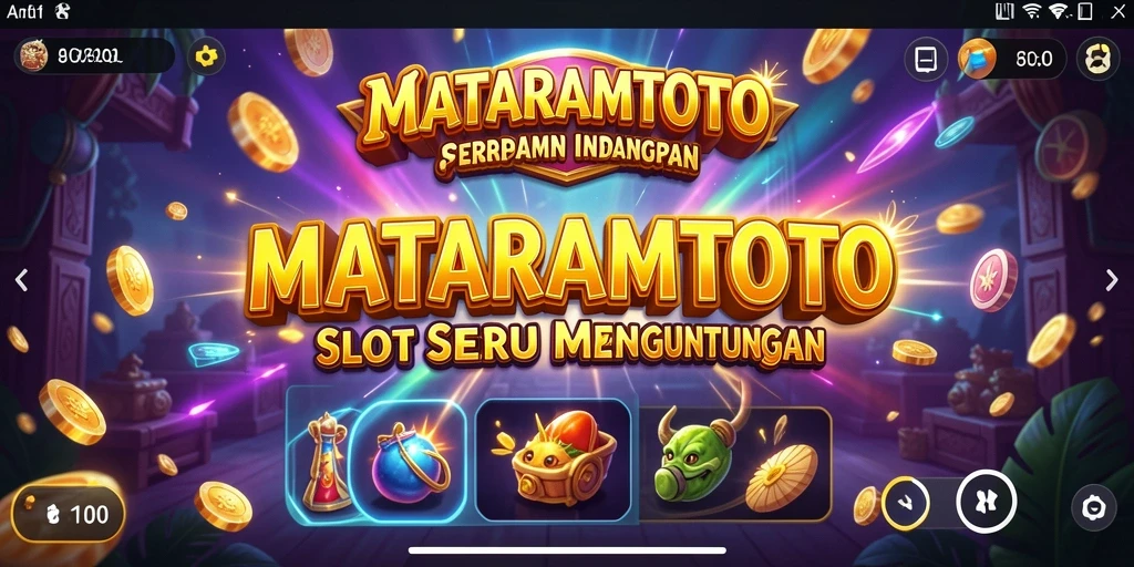 Tampilan menarik dari gameplay Slot di MATARAMTOTO.