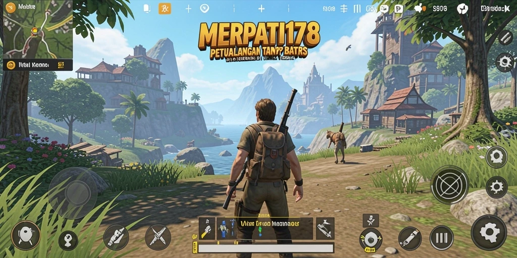 Tampilan gameplay yang menakjubkan dan kaya detail dunia terbuka.