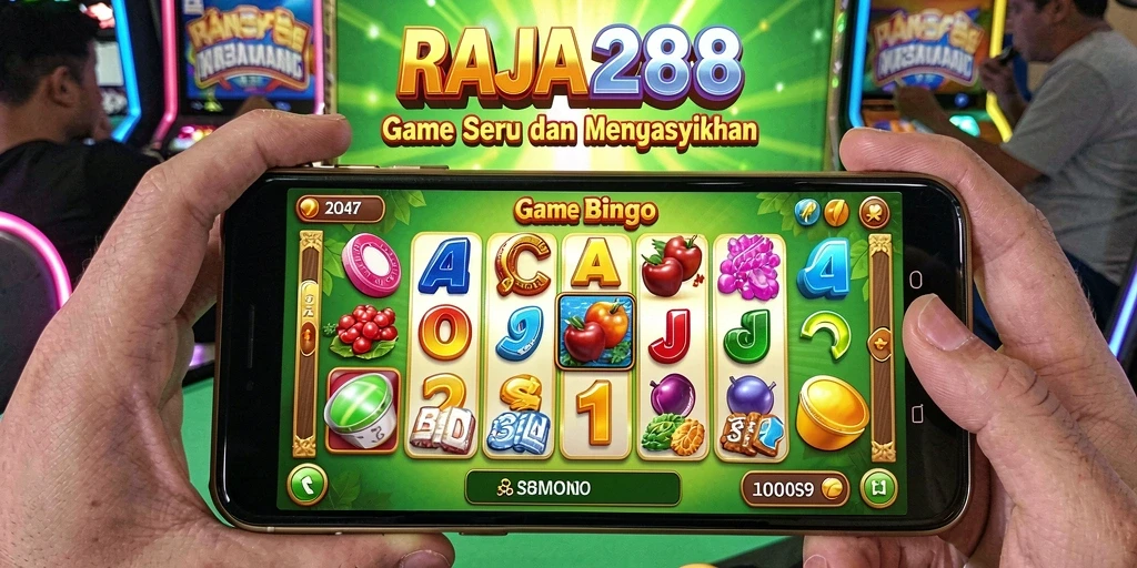 Tampilan gameplay seru dalam RAJA288, permainan Bingo yang menarik.
