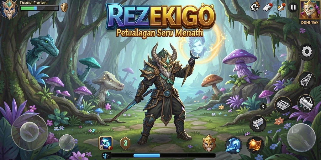 Tampak menakjubkan dari gameplay petualangan di REZEKIGO.