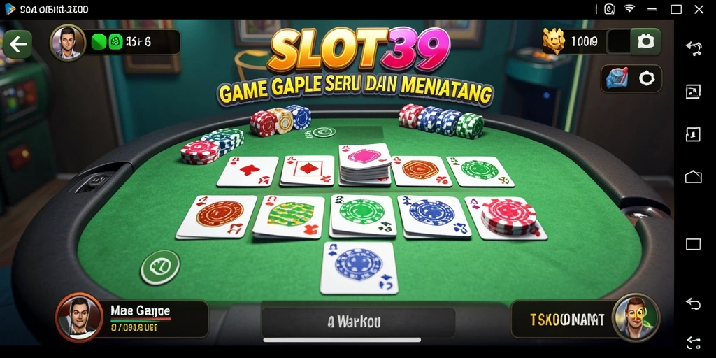 Gameplay seru SLOT39 dengan pemain yang asyik berkompetisi.