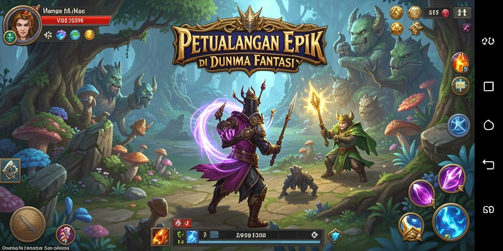 Tampilan gameplay V07 yang mendebarkan dengan karakter beraksi.