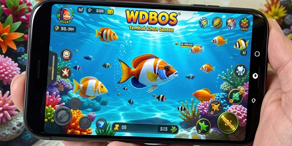 Gameplay seru di WDBOS saat menembak ikan.
