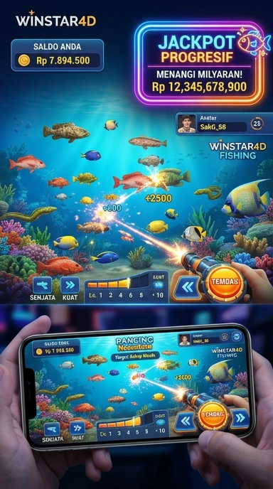 Tampilan utama aplikasi Winstar4D yang menarik dan user-friendly.
